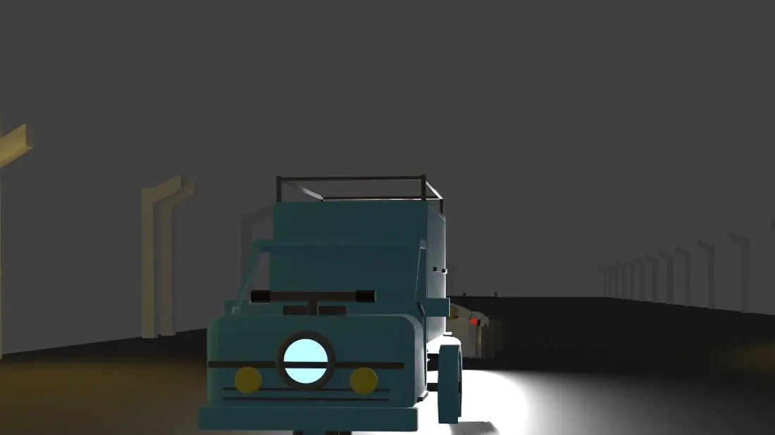 一条夜街,三种车 细节 2