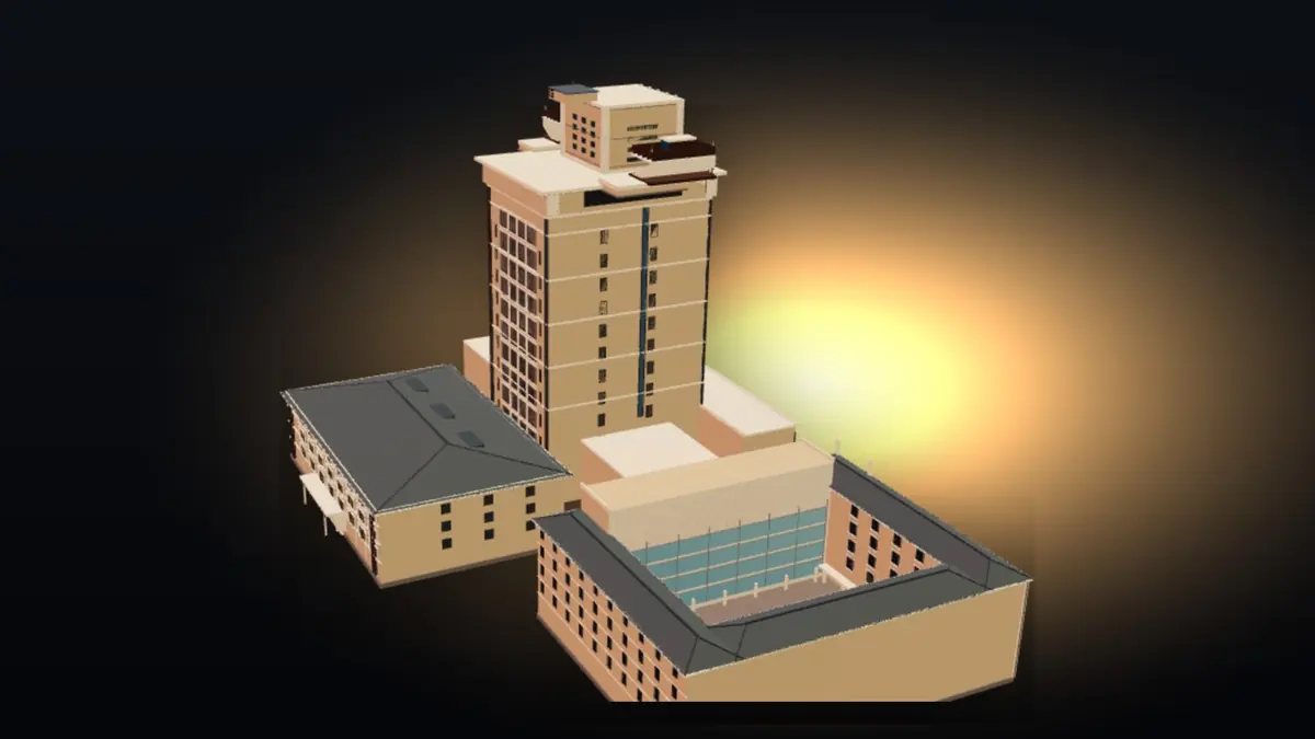 子夏楼,
从扫描到模型 细节 2